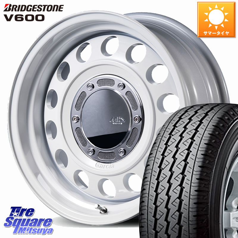 MANARAY MID GARCIA CISCO Type2 ホイール 14インチ 14 X 4.5J +45 4穴 100 ブリヂストン V600 サマータイヤ 155/80R14 88*86 ハイゼット アゲトラCustom車用※軽自動車専用ホイール※