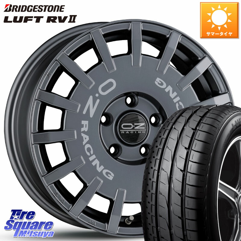 ブリヂストン LUFT RV2 ルフト サマータイヤ 205/60R16OZ Rally Racing ラリーレーシング GRA 16インチ 16X7.0J(VW TCROSS C1D) 35 5穴 100 フォルクスワーゲン T-Cross｜タイヤスクエアミツヤ