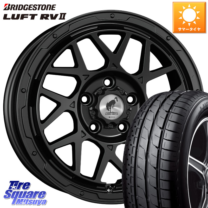 SUPER STAR LODIO DRIVE ロディオドライブ 8M MONO モノ 16 X 7.0J +42 5穴 114.3 ブリヂストン LUFT RV2 ルフト サマータイヤ 215/60R16