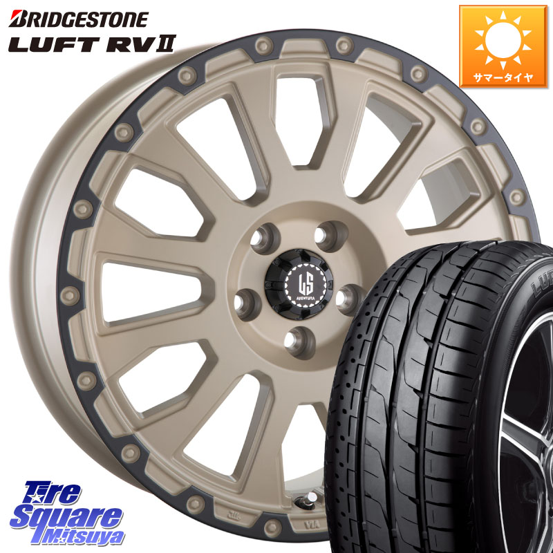 ブリヂストン LUFT RV2 ルフト サマータイヤ 225/55R17阿部商会 LA STRADA AVENTURA アヴェンチュラ GAR 17インチ 17X7.5J(MINI F60) 50 5穴 112 MINI ミニ クロスオーバー F60｜タイヤスクエアミツヤ 106,882円