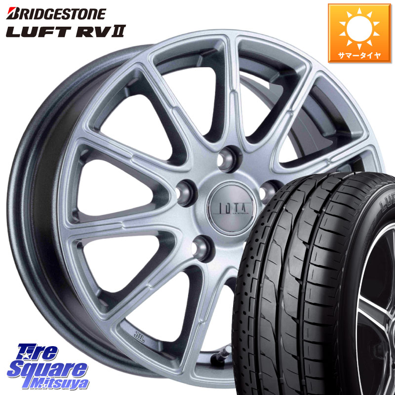 阿部商会 TIRADO IOTA イオタ ホイール 18インチ 18 X 7.5J +48 5穴 114.3 ブリヂストン LUFT RV2 ルフト サマータイヤ 235/55R18 T32エクストレイル CX-5 CX-8 BT5レガシィアウトバック