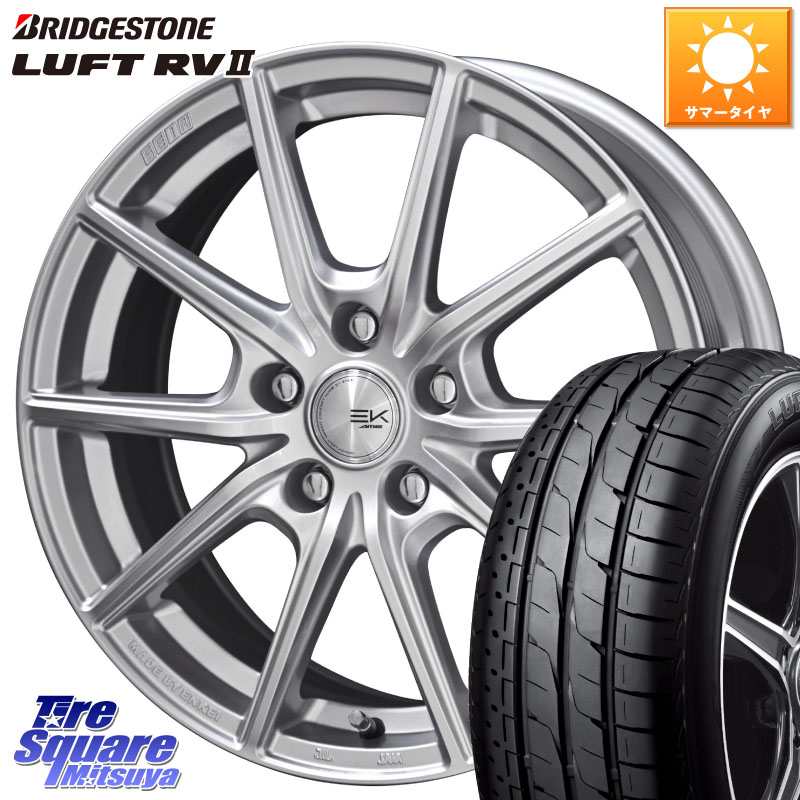 KYOHO SEIN EK ザインEK ホイール 16インチ 16 X 6.5J +45 5穴 114.3 ブリヂストン LUFT RV2 ルフト サマータイヤ 215/65R16 C-HR 50系エスティマ 10系カローラクロス E52エルグランド RV系ヴェゼル