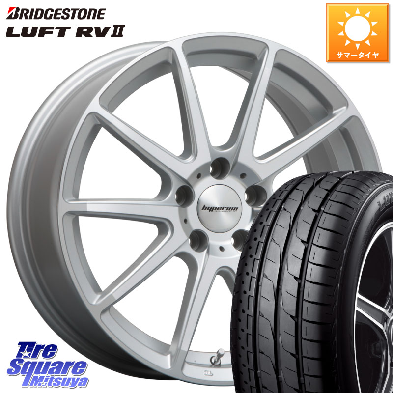MLJ HYPERION CVX ハイペリオン ホイール 18インチ 18 X 8.0J +45 5穴 114.3 ブリヂストン LUFT RV2 ルフト サマータイヤ 225/55R18 デリカD:5 SL系フォレスター