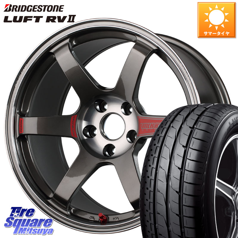 ブリヂストン LUFT RV2 ルフト サマータイヤ 215/55R17RAYS 【欠品次回3~4月】 VOLK RACING TE37 SAGA SL TE37 ホイール 17インチ 17X7.5J 43 5穴 114.3 70系カムリ スカイラインセダン 日産 RX-8 MAZDA ES レクサス アコード｜タイヤスクエアミツヤ