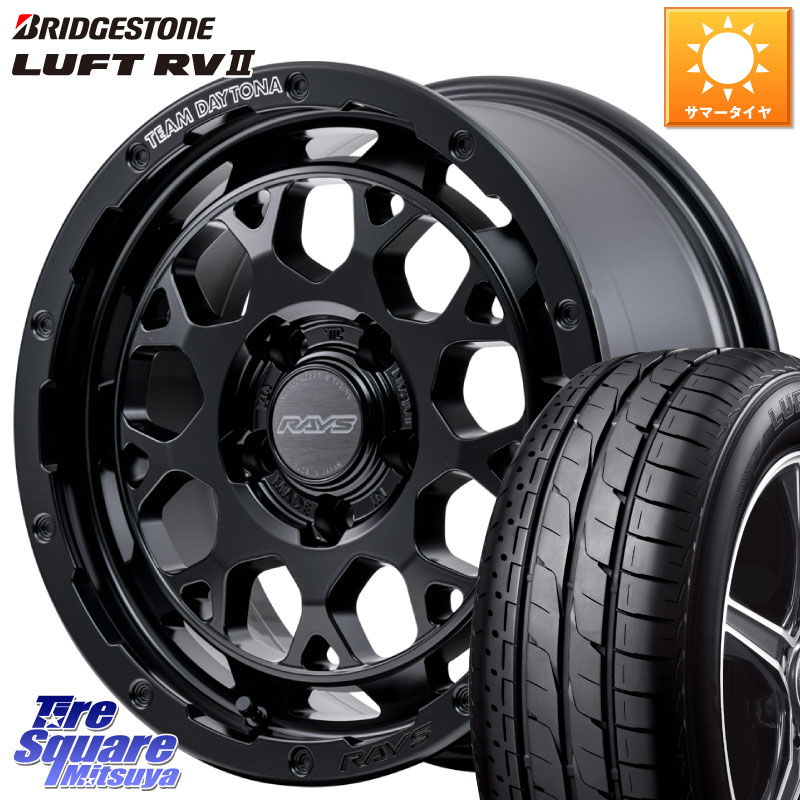 ブリヂストン LUFT RV2 ルフト サマータイヤ 215/60R17RAYS TEAM DAYTONA M9+ BOJ ホイール 17インチ 17X7.0J 32 5穴 114.3 20系アルファード ヴェルファイア|タイヤスクエアミツヤ