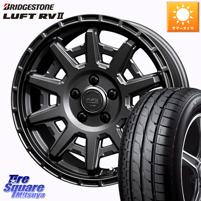 KYOHO PPX D10X ホイール 16インチ 16 X 7.0J +35 5穴 114.3 ブリヂストン LUFT RV2 ルフト サマータイヤ 205/60R16