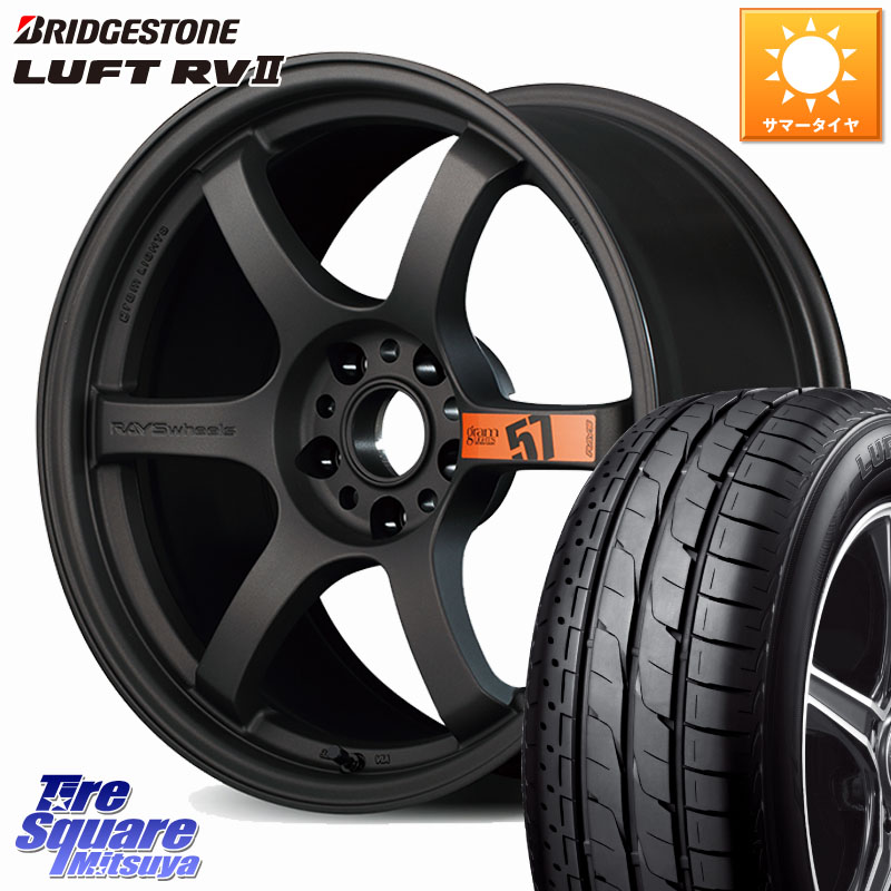 ブリヂストン LUFT RV2 ルフト サマータイヤ 235/50R18RAYS 【欠品次回要問合せ】 gramLIGHTS 57DR SpecD ホイール 18インチ 18X8.5J 37 5穴 114.3 30系アルファード/ヴェルファイア 20系アルファード｜タイヤスクエアミツヤ