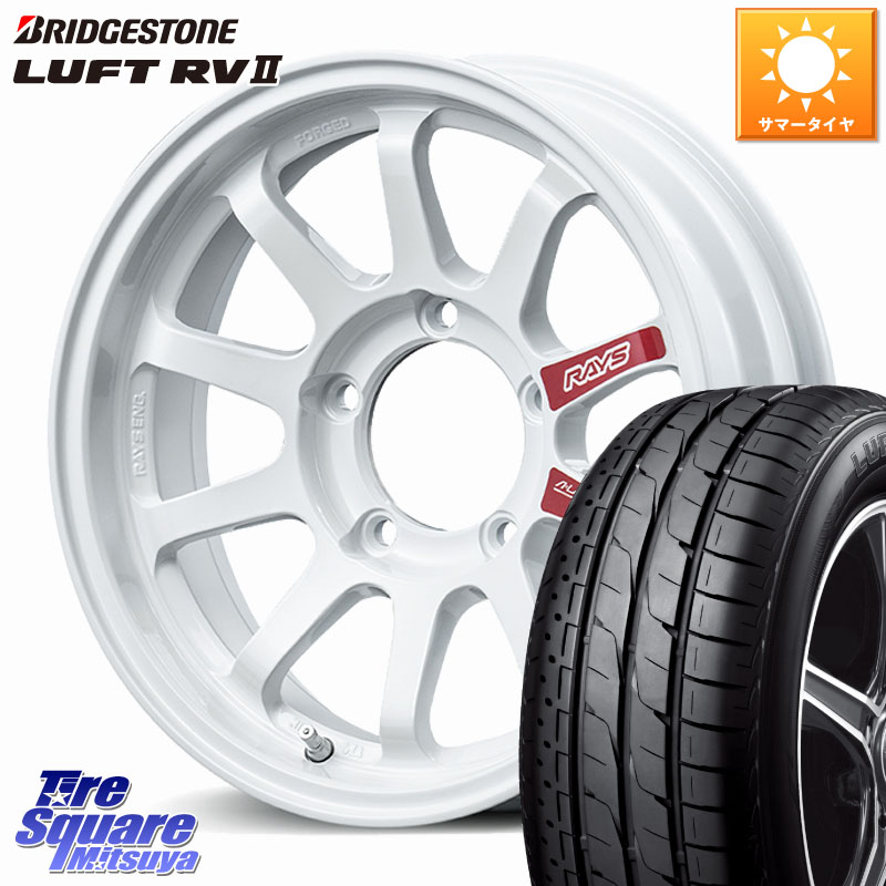 ブリヂストン LUFT RV2 ルフト サマータイヤ 215/65R16RAYS 【欠品次回4~5月】 A LAP-J PRO 鍛造 ホイール 16インチ 16X5.5J 21 5穴 139.7 ジムニー専用(要オーバーフェンダー等) AZオフロード カスタムサイズ｜タイヤスクエアミツヤ