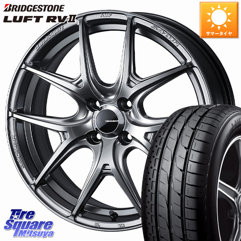 ブリヂストン LUFT RV2 ルフト サマータイヤ 195/65R15WEDS WedsSport SA-01R SA01R ウェッズ スポーツ ホイール 15インチ 15X6.0J 38 4穴 100 E13オーラ ブルーバードシルフィ 日産 カローラフィールダー カローラアクシオ|タイヤスクエアミツヤ