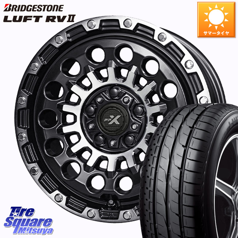 KYOHO PPX GX14 ホイール 16インチ 16 X 7.0J +35 5穴 114.3 ブリヂストン LUFT RV2 ルフト サマータイヤ 215/60R16