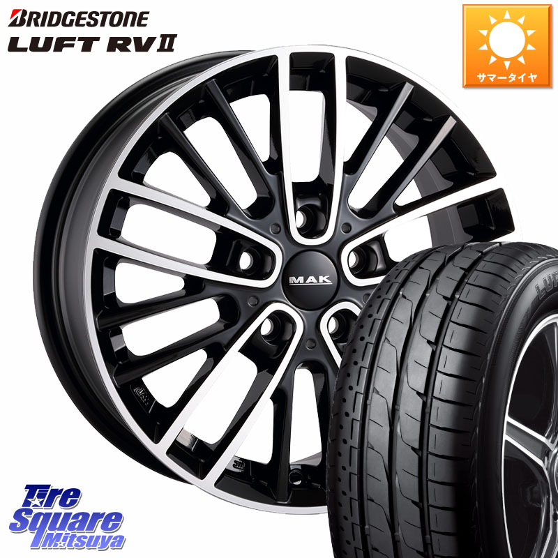 阿部商会 MAK CHELSE ホイール 18インチ 18 X 7.5J(MINI U25) +50 5穴 112 ブリヂストン LUFT RV2 ルフト サマータイヤ 225/55R18 MINI ミニ カントリーマン U25※ホイール注文時は「TRIM」種別を必ずお知らせください
