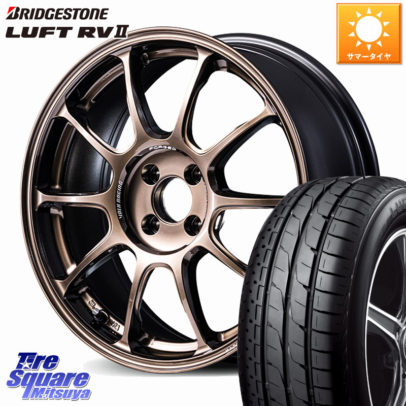 ブリヂストン LUFT RV2 ルフト サマータイヤ 215/65R16RAYS ZE40 VOLK RACING 鍛造 ホイール 16インチ 16X6.0J 42 4穴 100 ロッキー ガソリン車 4穴 ライズ ガソリン車 4穴｜タイヤスクエアミツヤ