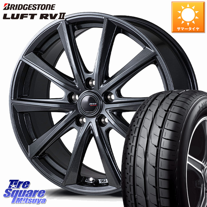 ブリヂストン LUFT RV2 ルフト サマータイヤ 235/55R18Japan三陽 ZACK Sport-FT ホイール 18インチ 18X7.5J 53 5穴 114.3 BT5レガシィアウトバック｜タイヤスクエアミツヤ