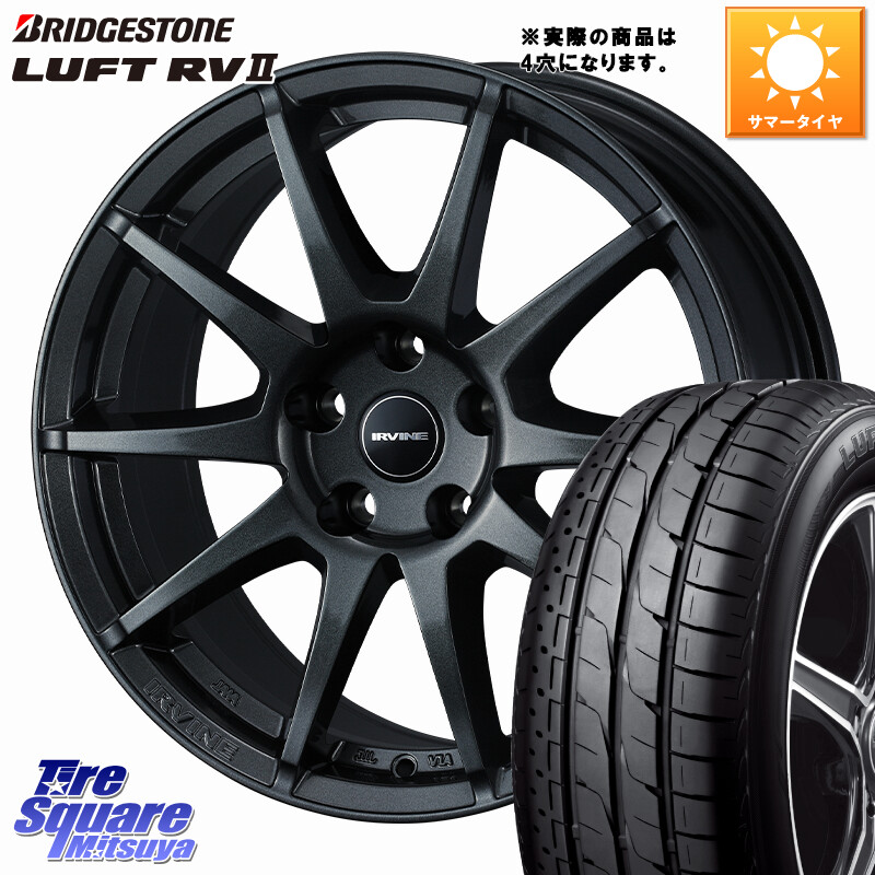 ブリヂストン LUFT RV2 ルフト サマータイヤ 195/60R16WEDS IRVINE S02 アーヴィンS02 輸入車専用ホイール 16インチ 16X6.5J(C3 A8HN) 25 4穴 108 シトロエン C3 エアクロス A8系｜タイヤスクエアミツヤ