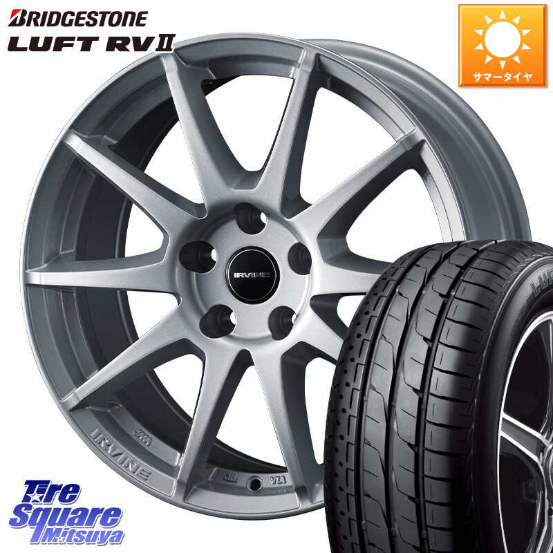 ブリヂストン LUFT RV2 ルフト サマータイヤ 235/55R18WEDS IRVINE S02 アーヴィンS02 輸入車専用ホイール 18インチ 18X8.0J(AUDI A8 F8C) 27 5穴 112 アウディ A8 F8系｜タイヤスクエアミツヤ