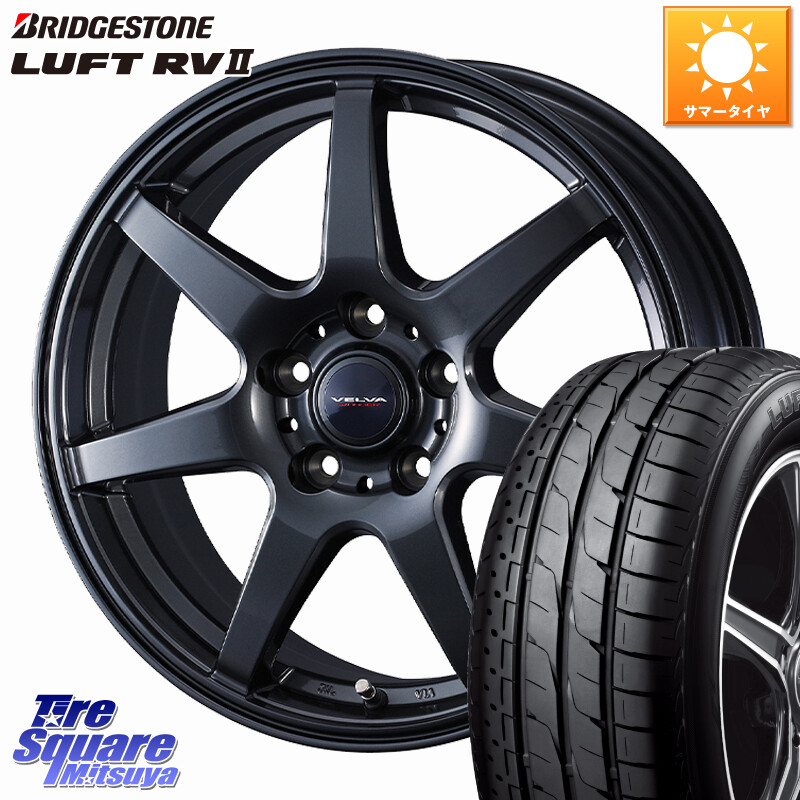 ブリヂストン LUFT RV2 ルフト サマータイヤ 205/60R16WEDS VELVA WONDER ヴェルヴァワンダー ホイール 16インチ 16X6.5J 53 5穴 114.3 80系ノア/ヴォクシー ノア NOAH ステップワゴン ストリーム｜タイヤスクエアミツヤ 70,285円