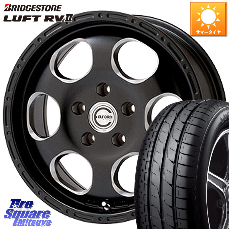MEIWA Blood Stock One Piece ホイール 16インチ 16 X 7.0J +45 5穴 100 ブリヂストン LUFT RV2 ルフト サマータイヤ 205/60R16