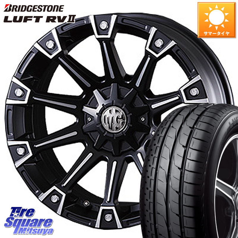 CRIMSON クリムソン MONSTER モンスター ホイール 16インチ 16 X 7.0J +35 5穴 114.3 ブリヂストン LUFT RV2 ルフト サマータイヤ 215/65R16 30系ヴェルファイア 20系アルファード
