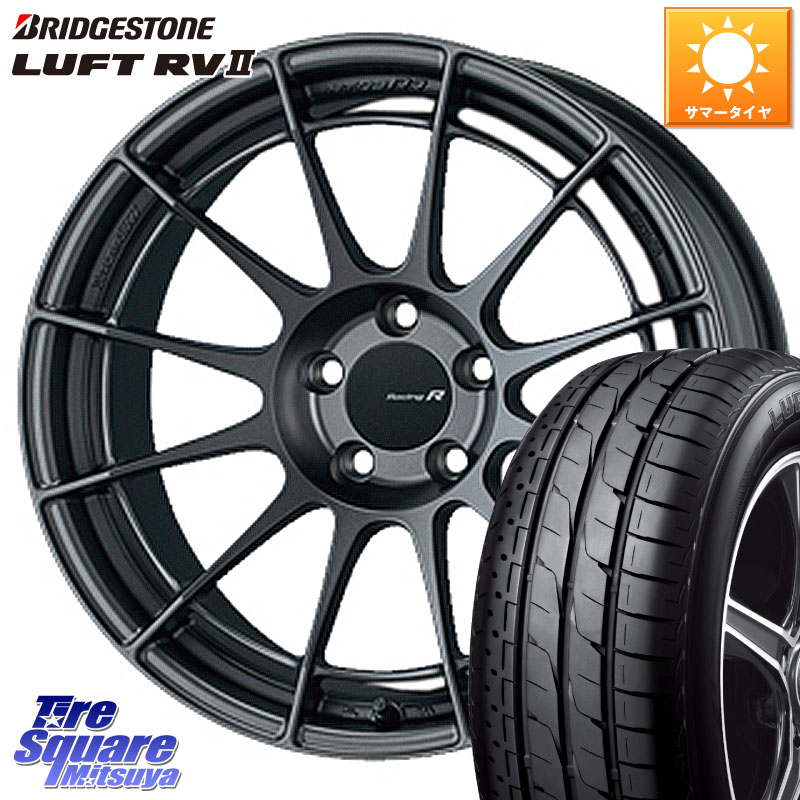 ENKEI エンケイ Racing Revolution NT03RR GM ホイール 18 X 8.5J +35 5穴 114.3 ブリヂストン LUFT RV2 ルフト サマータイヤ 235/50R18 30系アルファード 30系ヴェルファイア 20系アルファード