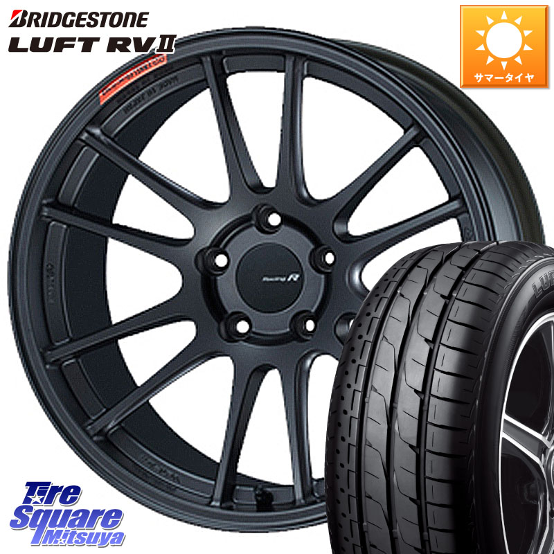 ブリヂストン LUFT RV2 ルフト サマータイヤ 225/55R18ENKEI エンケイ Racing Revolution GTC01RR ホイール 18X8.0J 45 5穴 100 レガシー レガシィ アウトバック｜タイヤスクエアミツヤ