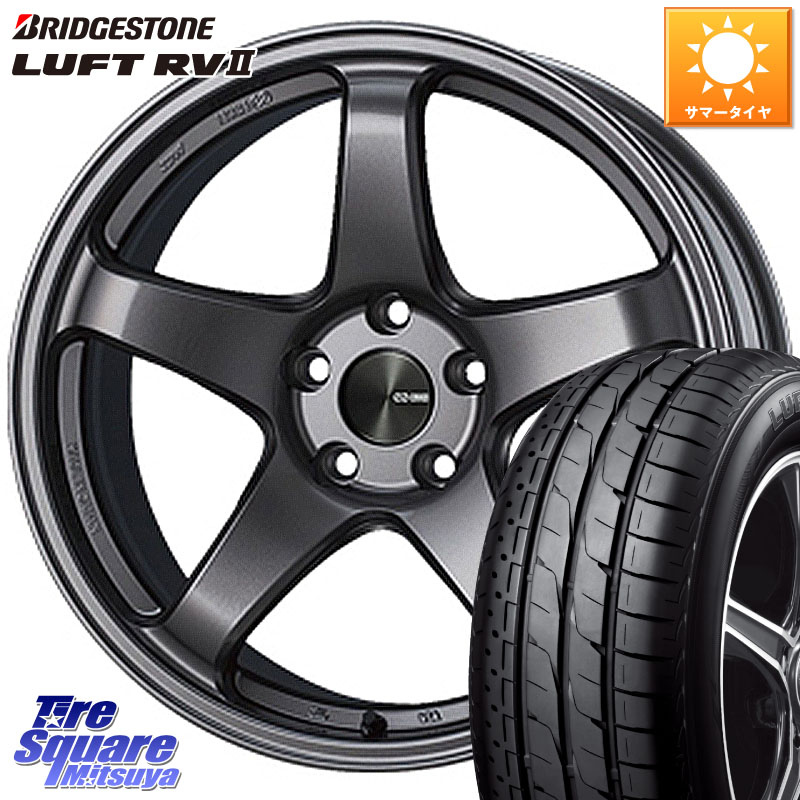 ブリヂストン LUFT RV2 ルフト サマータイヤ 195/60R16ENKEI エンケイ PerformanceLine PF05 DS 16インチ 16X6.5J 38 5穴 100 イスト ist|タイヤスクエアミツヤ