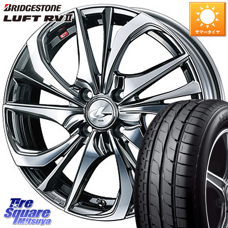 ブリヂストン LUFT RV2 ルフト サマータイヤ 215/65R16WEDS ウェッズ Leonis レオニス TE (BMCMC) ホイール 16インチ 16X6.0J 42 4穴 100 ロッキー ガソリン車 4穴 ライズ ガソリン車 4穴|タイヤスクエアミツヤ