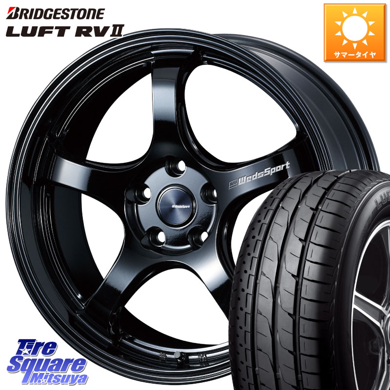 ブリヂストン LUFT RV2 ルフト サマータイヤ 235/55R18WEDS WedsSport RN-05M RN05M ウェッズ スポーツ ホイール 18インチ 18X7.5J 45 5穴 114.3 BT5レガシィアウトバック｜タイヤスクエアミツヤ