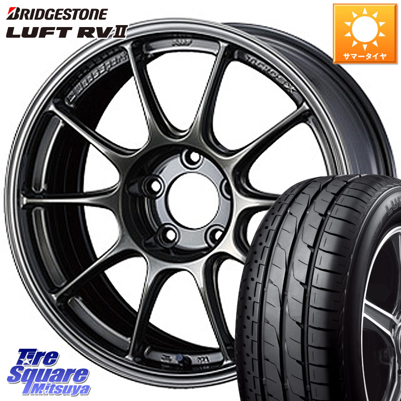 WEDS 73533 TC105X EJ ウェッズ スポーツ ホイール 18インチ 18 X 8.5J +32 5穴 114.3 ブリヂストン LUFT RV2 ルフト サマータイヤ 235/55R18