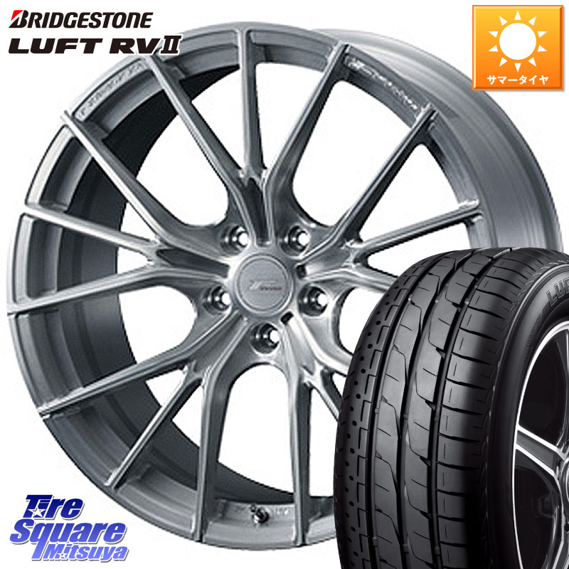 WEDS F ZERO FZ-1 FZ1 鍛造 FORGED ホイール18インチ エフゼロ 18 X 7.5J +38 5穴 114.3 ブリヂストン LUFT RV2 ルフト サマータイヤ 235/50R18 30系アルファード 30系ヴェルファイア 20系アルファード