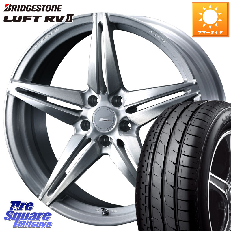 ブリヂストン LUFT RV2 ルフト サマータイヤ 235/50R18WEDS F ZERO FZ-3 FZ3 鍛造 FORGED ホイール18インチ エフゼロ 18X7.5J 48 5穴 114.3 エスティマ｜タイヤスクエアミツヤ