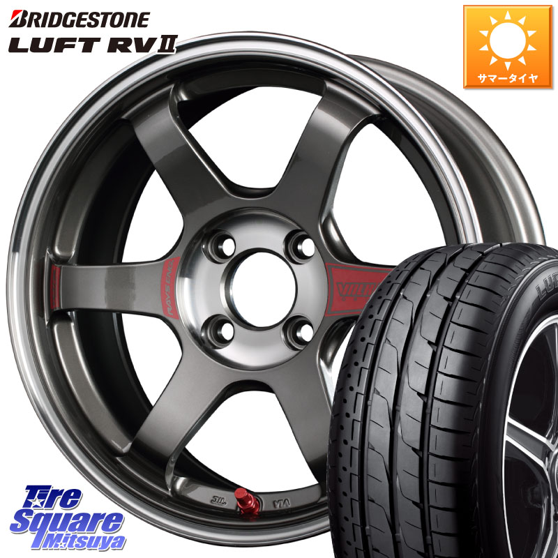 ブリヂストン LUFT RV2 ルフト サマータイヤ 195/60R16RAYS 【欠品次回3~4月】 レイズ TE37 ボルクレーシング SONIC SL ホイール 16インチ 16X6.5J 37 4穴 100 E13オーラ｜タイヤスクエアミツヤ