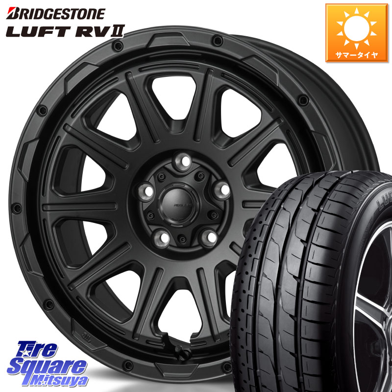 ブリヂストン LUFT RV2 ルフト サマータイヤ 215/60R17MONZA HI-BLOCK REGULES BK 17インチ 17X7.5J 41 5穴 114.3 カローラクロス 20系アルファード ヴェルファイア UX レクサス｜タイヤスクエアミツヤ