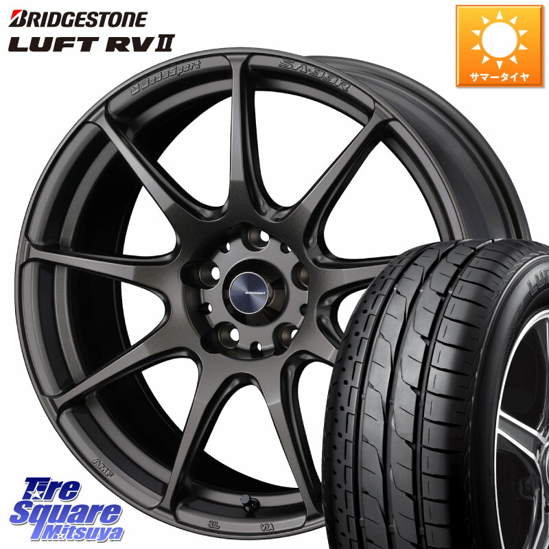 WEDS ウェッズ スポーツ SA99R SA-99R 18インチ 18 X 8.0J +42 5穴 114.3 ブリヂストン LUFT RV2 ルフト サマータイヤ 235/50R18 30系アルファード 30系ヴェルファイア 20系アルファード