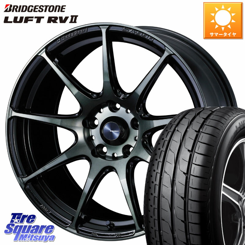 WEDS ウェッズ スポーツ SA99R SA-99R WBC 18インチ 18 X 8.0J +42 5穴 114.3 ブリヂストン LUFT RV2 ルフト サマータイヤ 235/50R18 30系アルファード 30系ヴェルファイア 20系アルファード