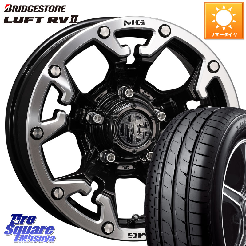 ブリヂストン LUFT RV2 ルフト サマータイヤ 215/65R16CRIMSON クリムソン GOLEM インセット-5 ゴーレム 16インチ 16X6.0J 0 5穴 139.7 ジムニー専用(要オーバーフェンダー等) ジムニ−シエラ/ノマド(カスタム) AZオフロード カスタムサイズ|タイヤスクエアミツヤ