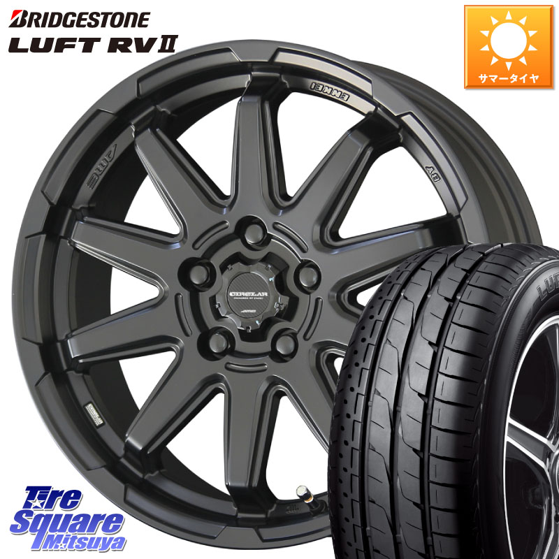 KYOHO キョウホウ CIRCLAR サーキュラー C10S 17インチ 17 X 7.0J +38 5穴 114.3 ブリヂストン LUFT RV2 ルフト サマータイヤ 215/55R17 70系カムリ