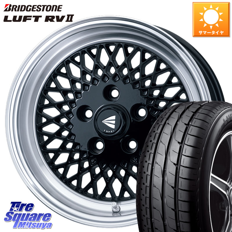 ENKEI エンケイ NEO CLASSIC ENKEI92 15インチ 15 X 7.0J +38 5穴 114.3 ブリヂストン LUFT RV2 ルフト サマータイヤ 205/65R15