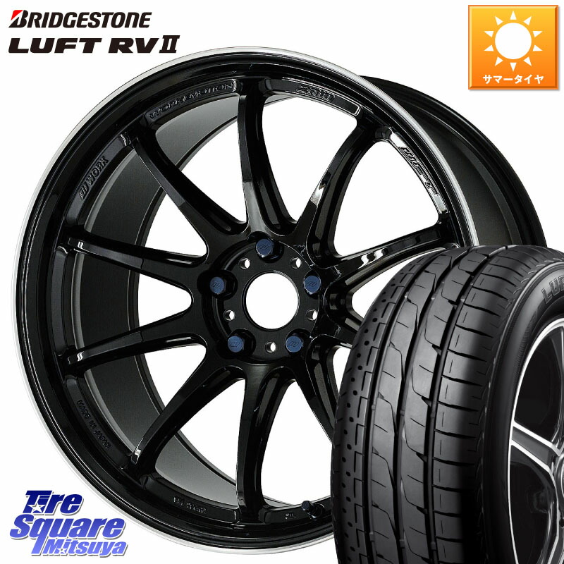 ブリヂストン LUFT RV2 ルフト サマータイヤ 235/55R18WORK ワーク EMOTION エモーション ZR10 18インチ 18X7.5J 47 5穴 114.3 T32エクストレイル CX-5 CX-8 BT5レガシィアウトバック ヴァンガード｜タイヤスクエアミツヤ