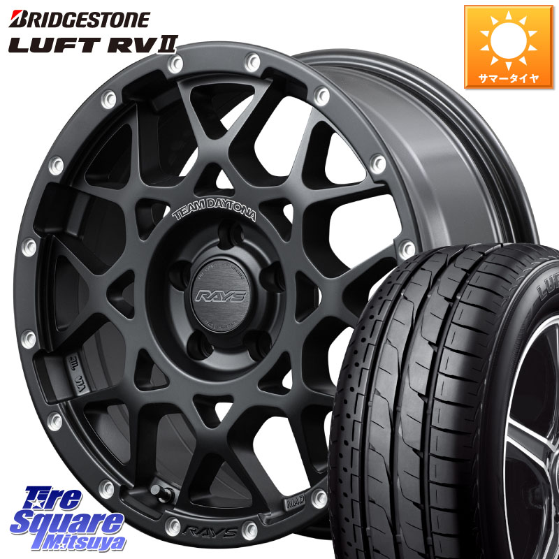 ブリヂストン LUFT RV2 ルフト サマータイヤ 215/60R17RAYS 【欠品次回7~8月】 レイズ M8 デイトナ DAYTONA 17インチ 17X7.0J 32 5穴 114.3 20系アルファード ヴェルファイア|タイヤスクエアミツヤ