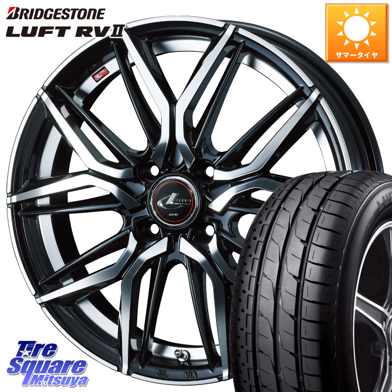 ブリヂストン LUFT RV2 ルフト サマータイヤ 215/65R16WEDS 40788 レオニス LEONIS LM 16インチ 16X6.0J 42 4穴 100 ロッキー ガソリン車 4穴 ライズ ガソリン車 4穴｜タイヤスクエアミツヤ