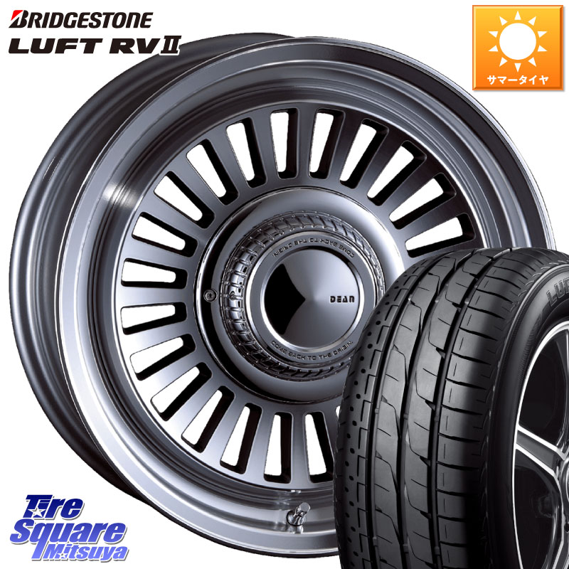 ブリヂストン LUFT RV2 ルフト サマータイヤ 215/65R16CRIMSON DEAN California カリフォルニア 16X7.0J 25 6穴 139.7|タイヤスクエアミツヤ