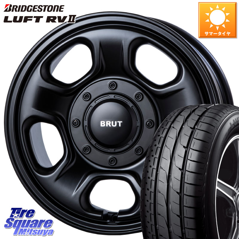 BRUT ブルート BR-33 BR33 ホイール 16インチ 16 X 6.5J +30 5穴 114.3 ブリヂストン LUFT RV2 ルフト サマータイヤ 215/65R16 30系ヴェルファイア 20系アルファード