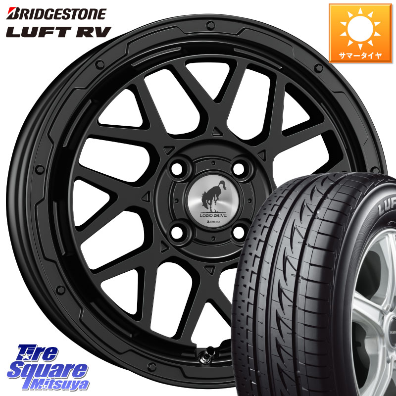 ブリヂストン LUFT RV ルフト RV サマータイヤ 205/65R16SUPER STAR LODIO DRIVE ロディオドライブ 8M MONO モノ 16インチ 16X6.0J 42 4穴 100 ロッキー ガソリン車 4穴 ライズ ガソリン車 4穴｜タイヤスクエアミツヤ
