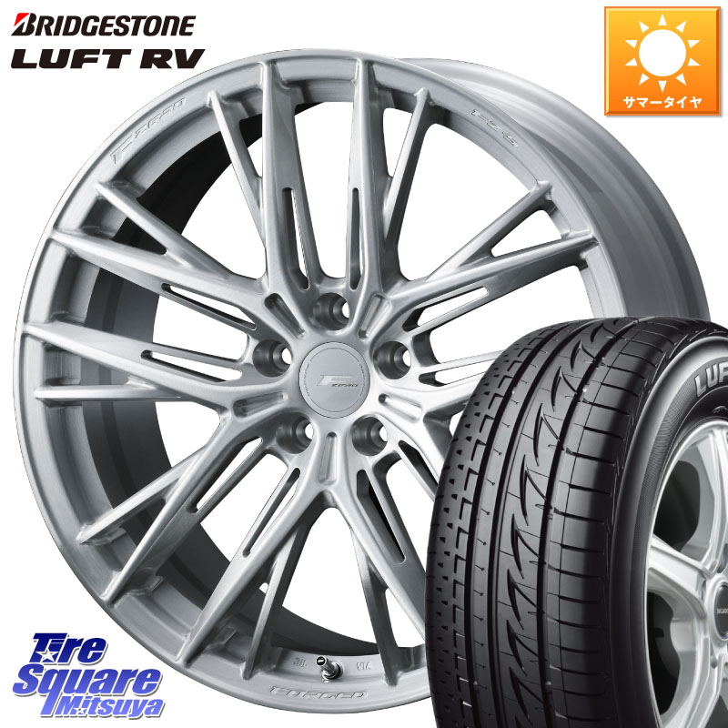 WEDS F ZERO FZ-5 FZ5 鍛造 FORGED ホイール 18インチ エフゼロ 18 X 8.5J +35 5穴 114.3 ブリヂストン LUFT RV ルフト RV サマータイヤ 225/50R18 186,540円