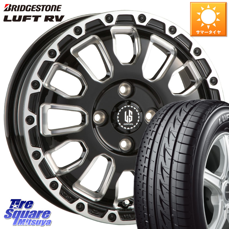 ブリヂストン LUFT RV ルフト RV サマータイヤ 205/65R16阿部商会 LA STRADA AVENTURA アヴェンチュラ 16インチ 16X6.0J 40 4穴 100｜タイヤスクエアミツヤ