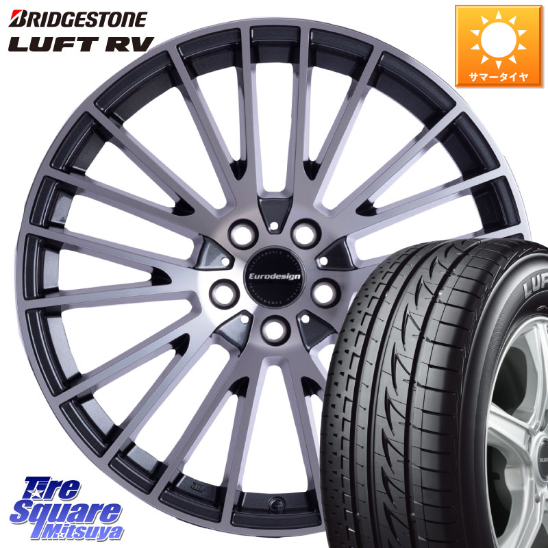 阿部商会 Eurodesign CALWER ホイール 17インチ 17 X 7.0J(VW TCROSS C1D) +40 5穴 100 ブリヂストン LUFT RV ルフト RV サマータイヤ 205/55R17 フォルクスワーゲン T-Cross 98,043円