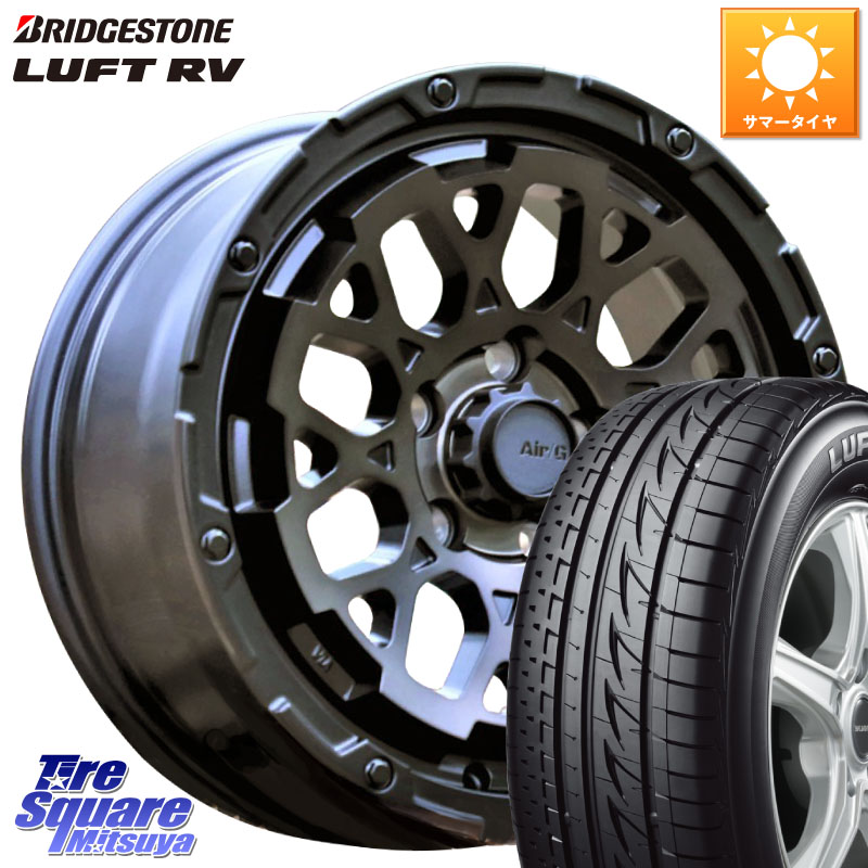 ブリヂストン LUFT RV ルフト RV サマータイヤ 215/50R174X4エンジニアリング Air/G Rocks ロックス GHOST ホイール 17インチ 17X7.0J 32 5穴 114.3｜タイヤスクエアミツヤ 131,845円