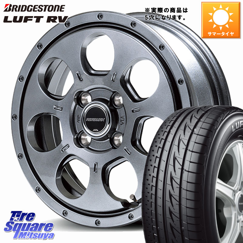 MANARAY MID ROADMAX MUD AGENT ホイール 16インチ◇参考画像 16 X 7.0J +40 5穴 114.3 ブリヂストン LUFT RV ルフト RV サマータイヤ 205/65R16 10系アルファード 70系カムリ 78,364円