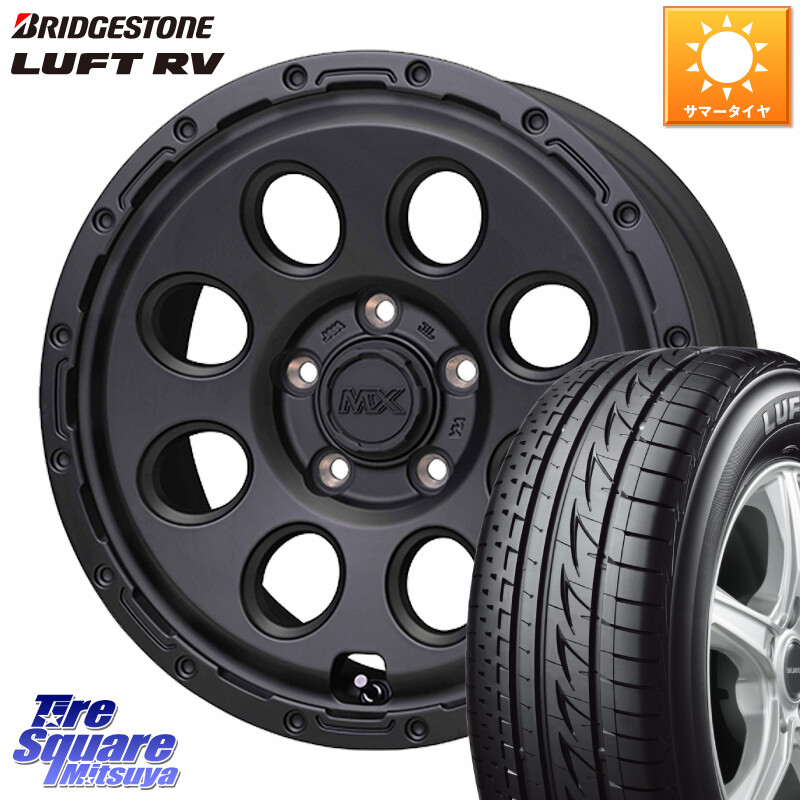 ブリヂストン LUFT RV ルフト RV サマータイヤ 215/50R17HotStuff MAD CROSS RECON マッドクロス リーコン ホイール 17インチ 17X7.0J 50 5穴 114.3 FL系シビック MAZDA3 レヴォーグ ノア NOAH ステップワゴン アテンザ MAZDA インプレッサ レヴォーグ LEVORG アクセラ｜タイヤスクエアミツヤ