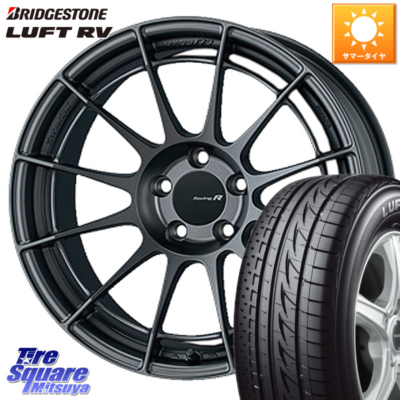 ENKEI エンケイ Racing Revolution NT03RR GM ホイール 17 X 7.0J +48 5穴 114.3 ブリヂストン LUFT RV ルフト RV サマータイヤ 205/55R17 RP6～8ステップワゴン MAZDA3